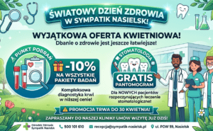 Światowy Dzień Zdrowia w Sympatik Nasielsk – Promocje w kwietniu