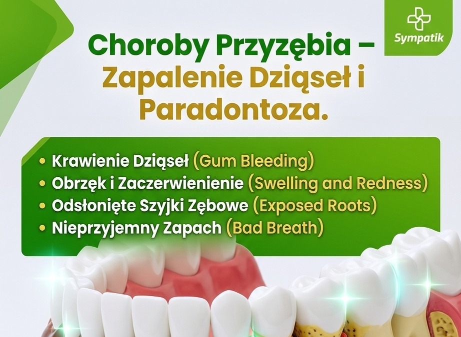 Choroby przyzębia – objawy i leczenie Sympatik Nasielsk