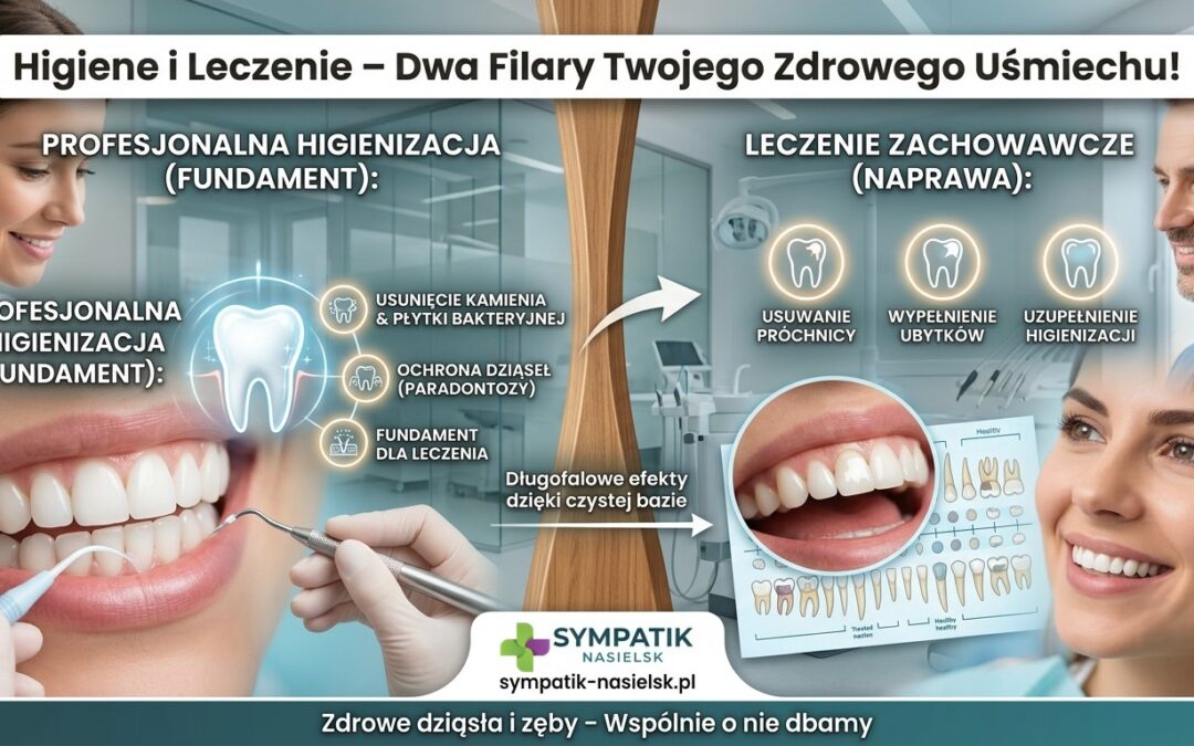 Higienizacja zębów a leczenie – co jest ważniejsze Sympatik Nasielsk