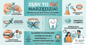 Pęknięty ząb? Poznaj niewinne nawyki, które niszczą Twoje zęby | Sympatik Nasielsk
