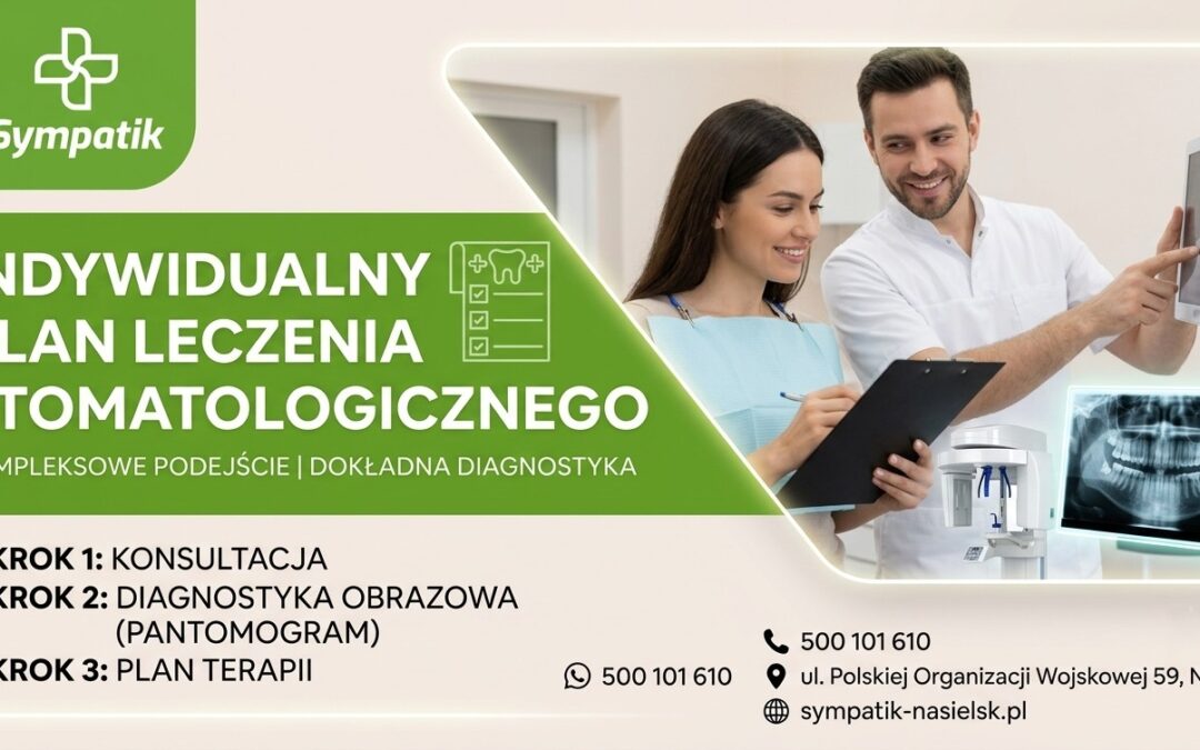 Jak powstaje indywidualny plan leczenia stomatologicznego Krok po kroku w Sympatik Nasielsk